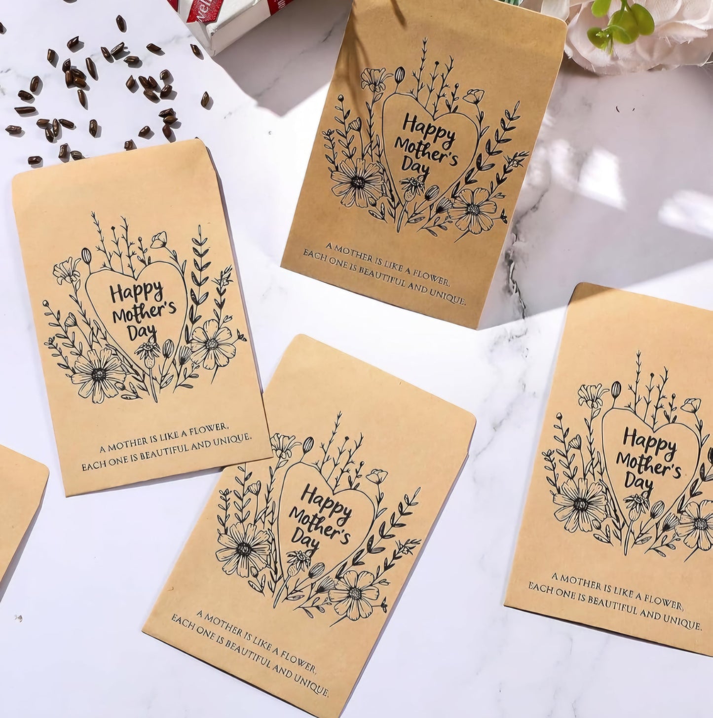 Mothers Day Wildflower Seed Bag