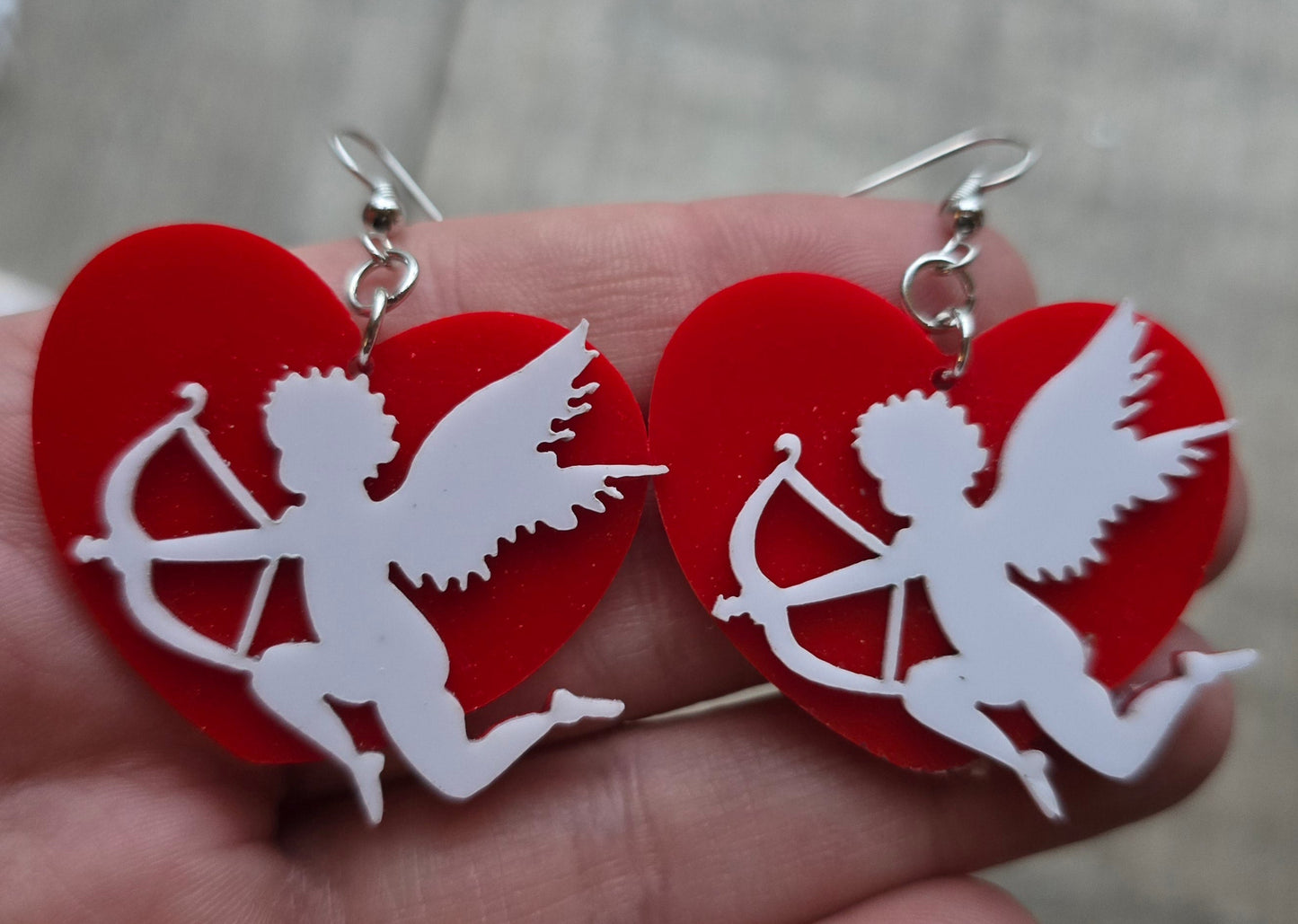 Cupid Heart Earrings