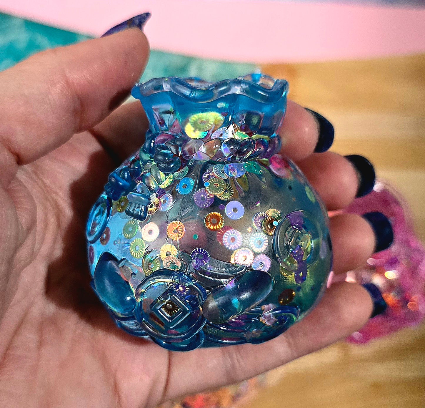 Mystery Treasure Money Bag Maltose Squishy