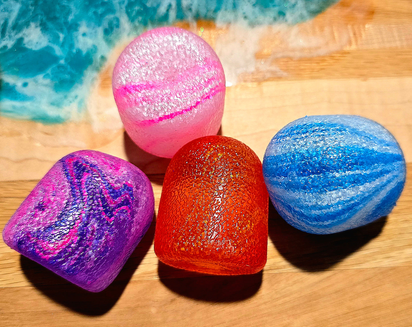 Mystery Textured Swirl Gumdrop Maltose Squishy
