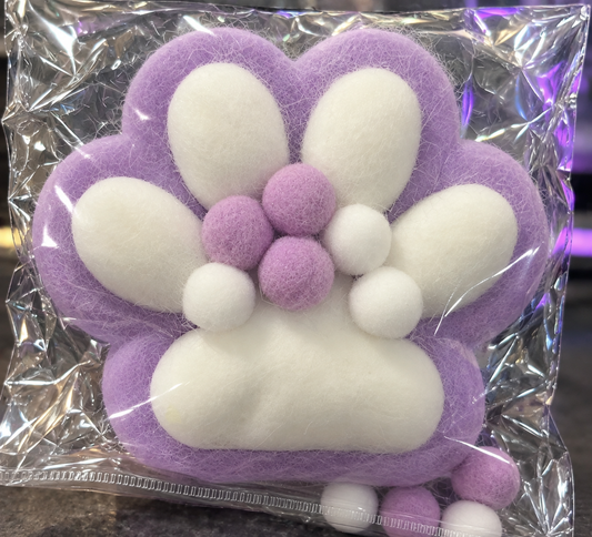Furry Cat Paw Mochi Squishy
