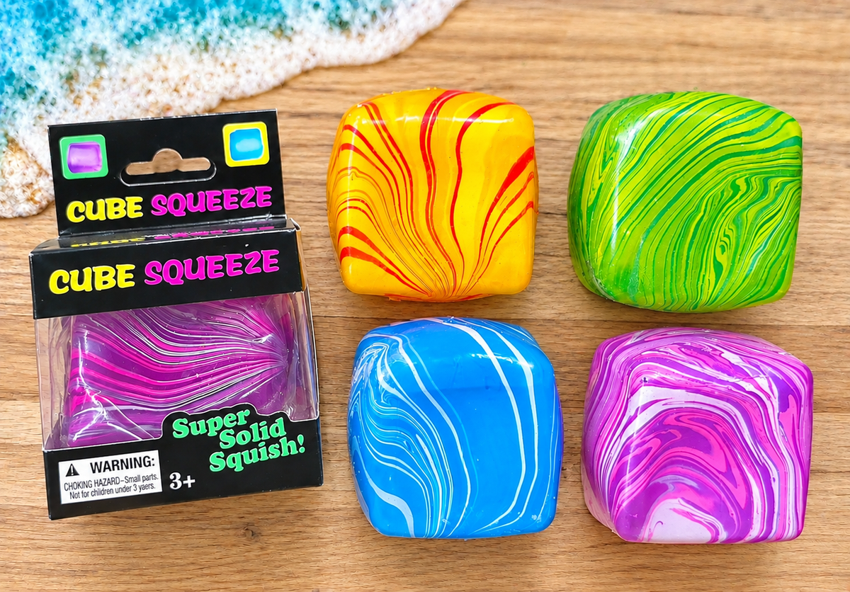 Mystery Swirl Maltose Cube Squishy
