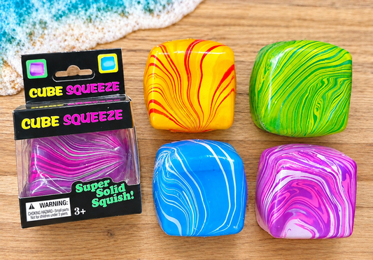 Mystery Swirl Maltose Cube Squishy