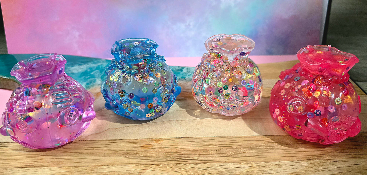 Mystery Treasure Money Bag Maltose Squishy