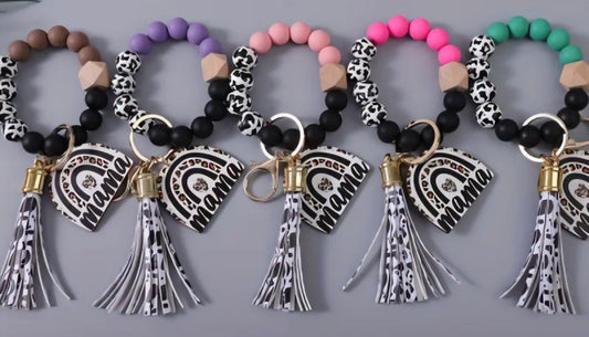 Random Mama Silicone Bracelet Keychain