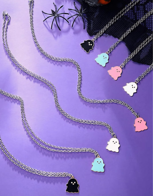 Random Halloween Ghost Necklace