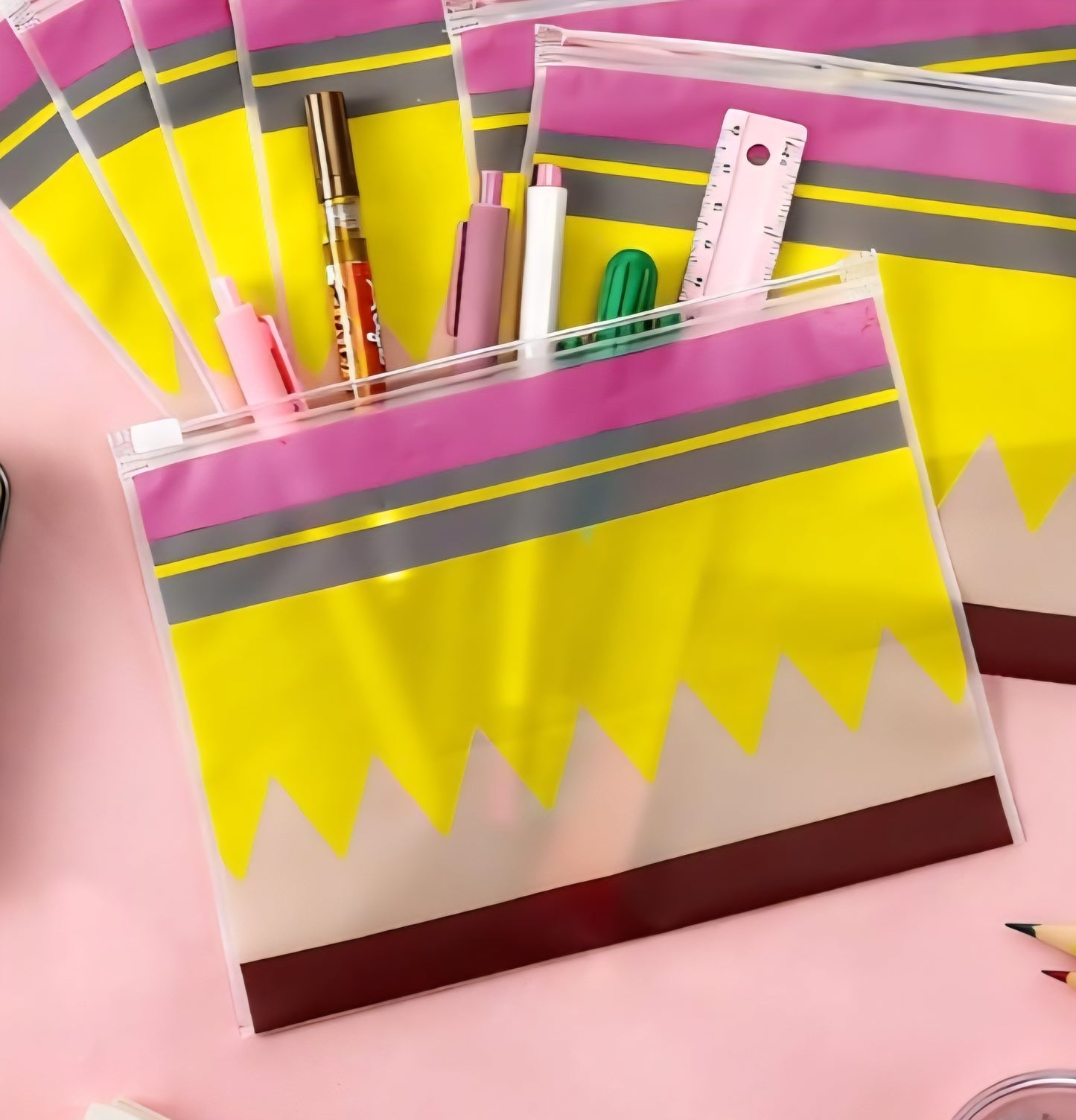 Pencil Reusable Cosmetic Bag