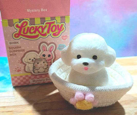 Mystery Lucky Toy Realistic Mochi Pet Squishy (9 different animals)