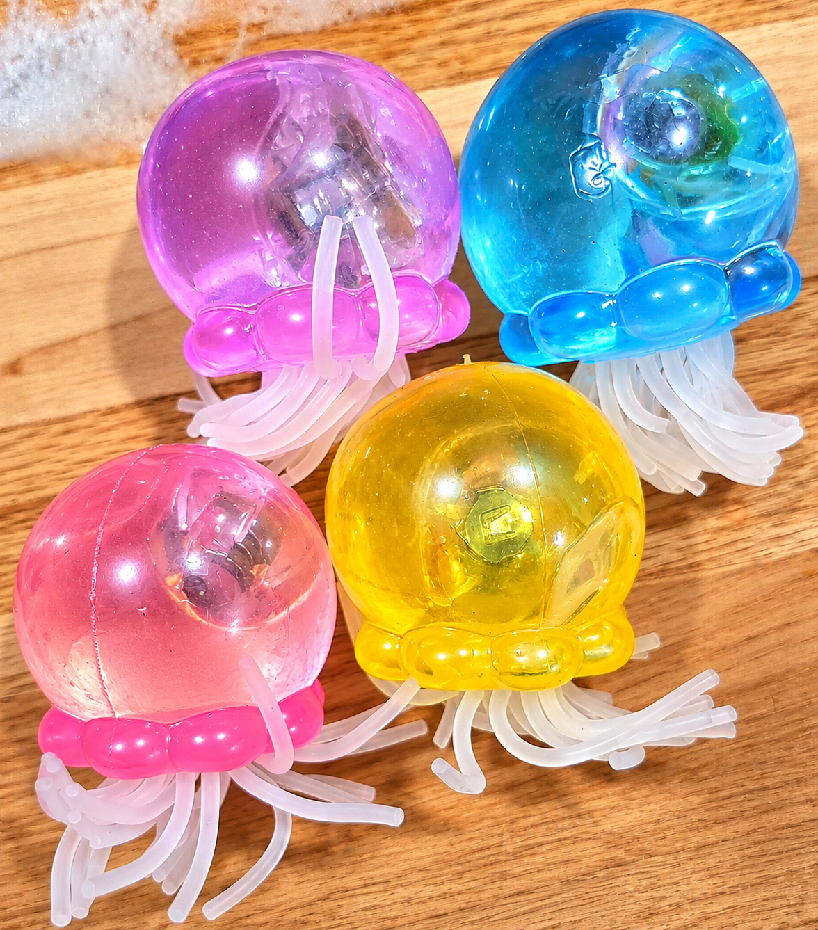 Mystery Transparent Lighted Jellyfish Maltose Squishy