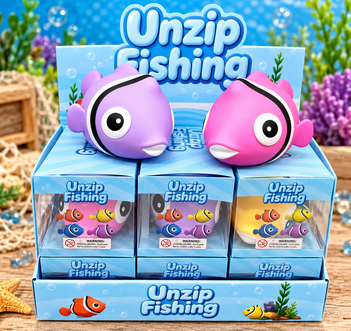 Mystery Jumbo Fish TPR Flour Squishy