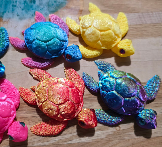 3D Printed Turtle Sensory Toy