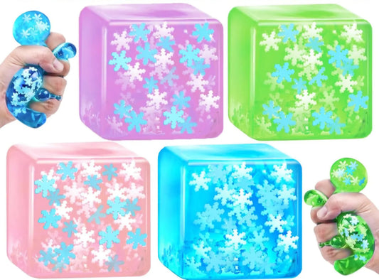 Snowflake Cube Maltose Squishy