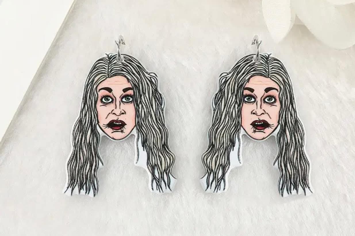 PREORDER Halloween Character Acrylic Dangle Earrings