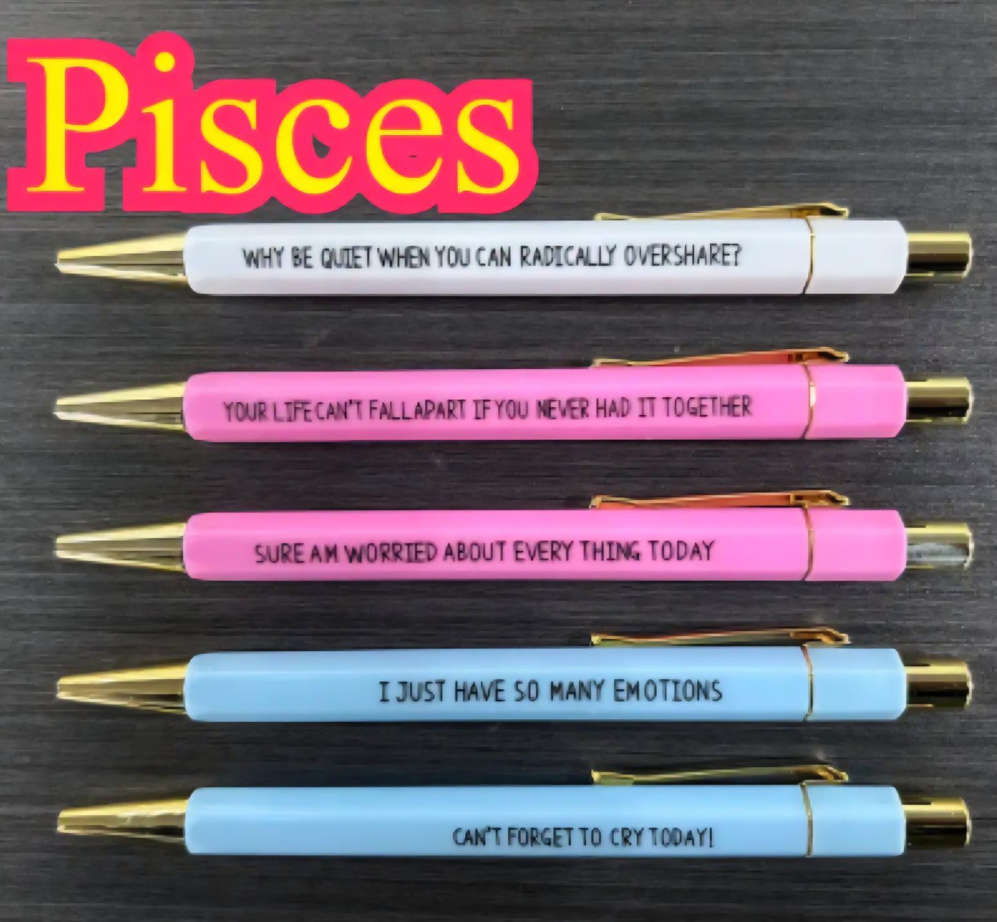 PREORDER Consellation 5 Pack Ball Point Pen Set