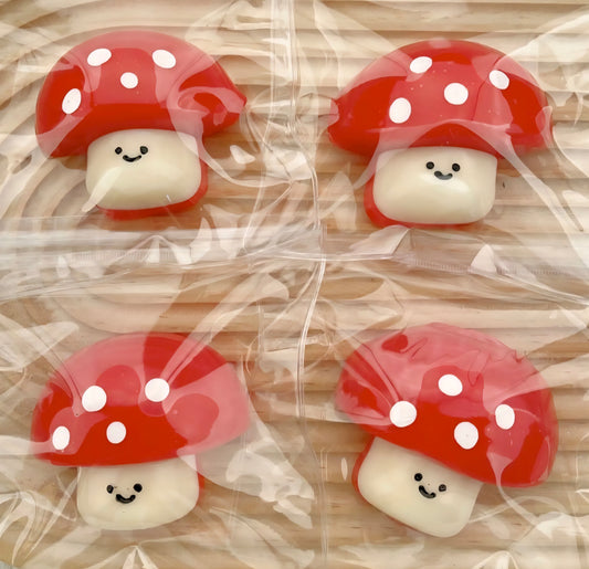 Viral Red Polka Dot Mushroom Taba Squishy