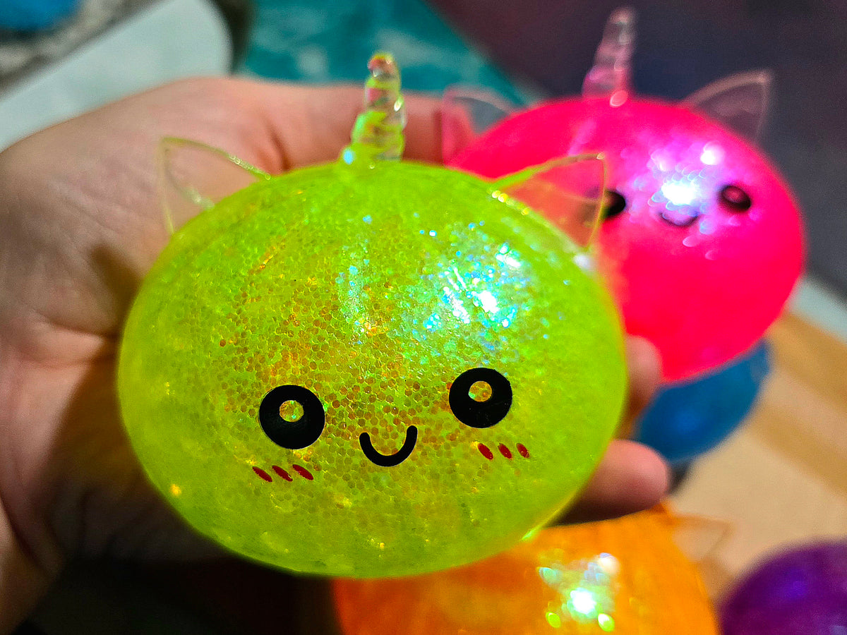 Mystery Unicorn Glitter Orbeez Dumpling Squishy