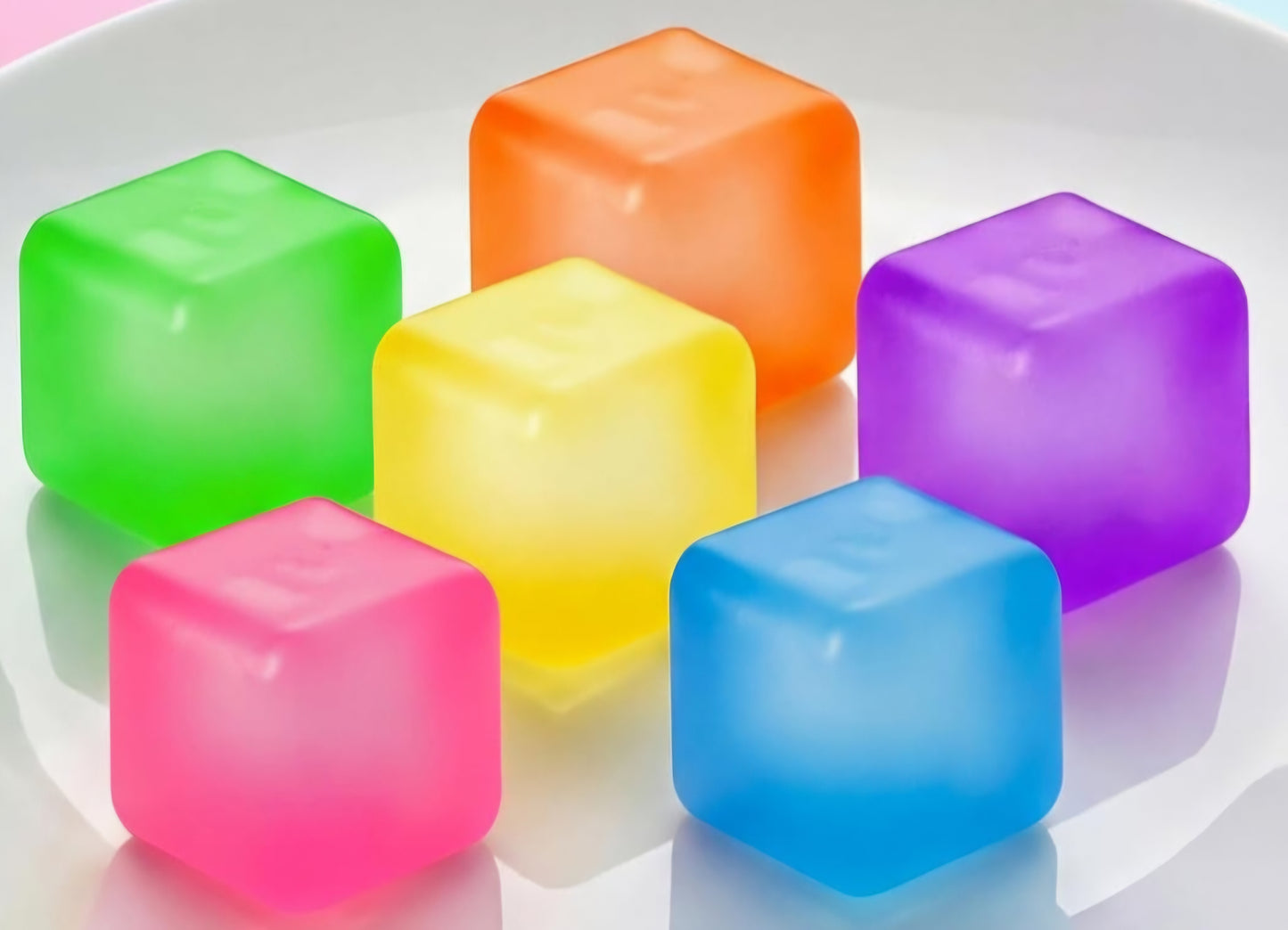 Mystery Mini Transparent Cube Maltose Squishy