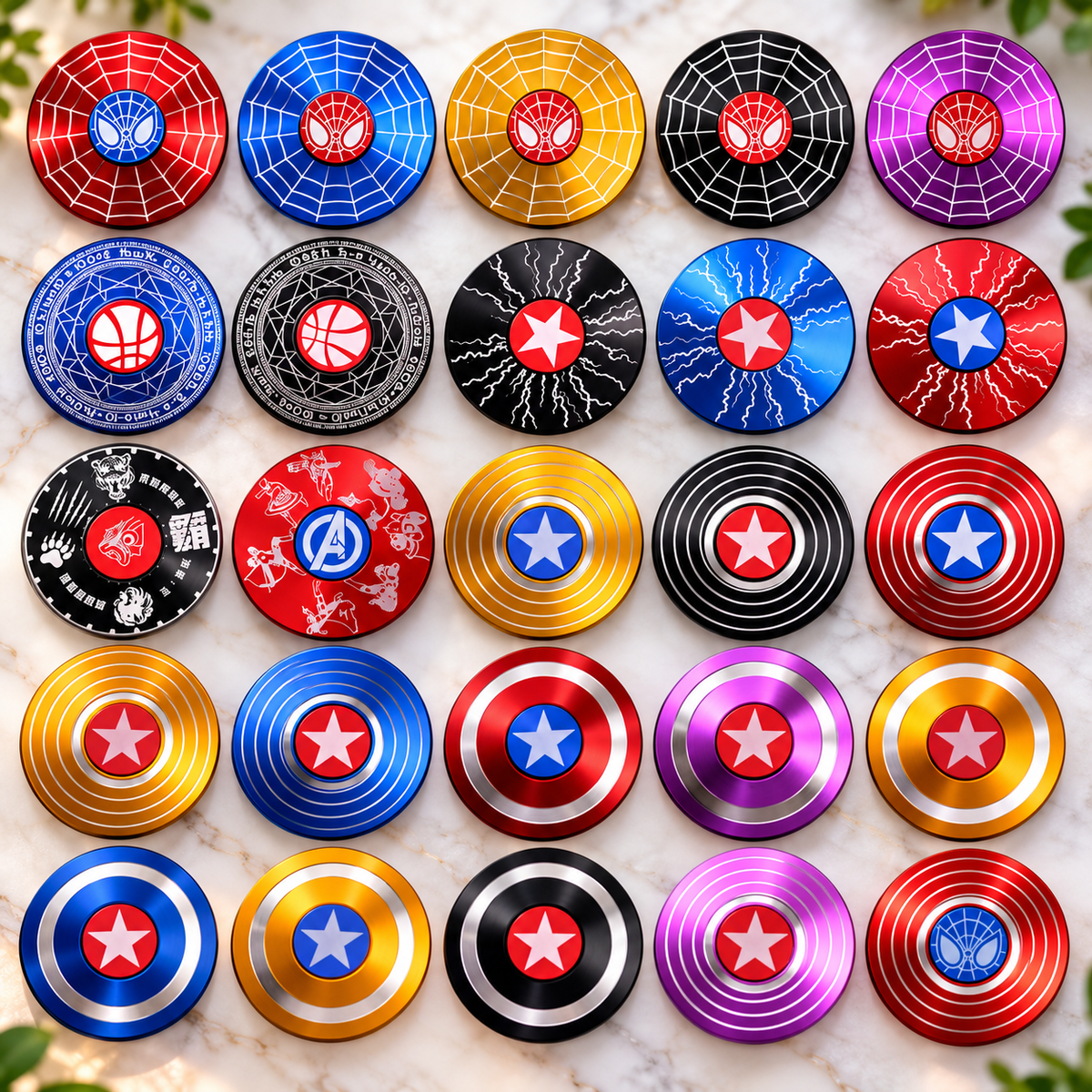 Mystery Super Hero Metal Fidget Spinner