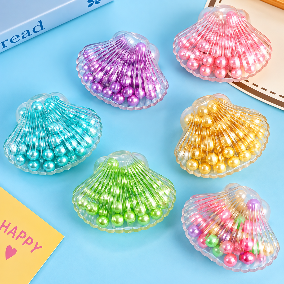 Mystery Pearl Seashell Squishy