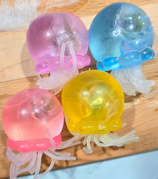 Mystery Transparent Lighted Jellyfish Maltose Squishy
