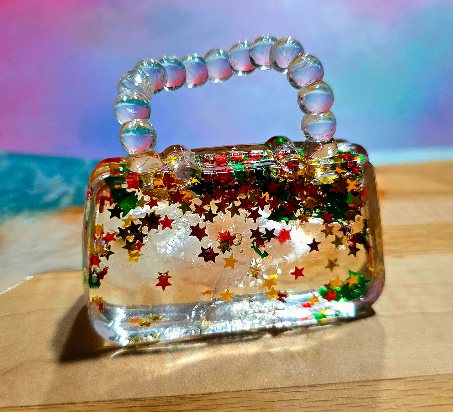 Mystery Christmas Tree Glitter Handbag Maltose Squishy