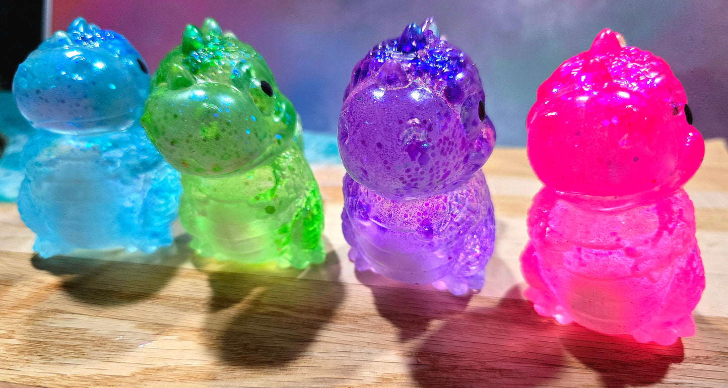 Mystery Dinosaur Maltose Glitter Squishy