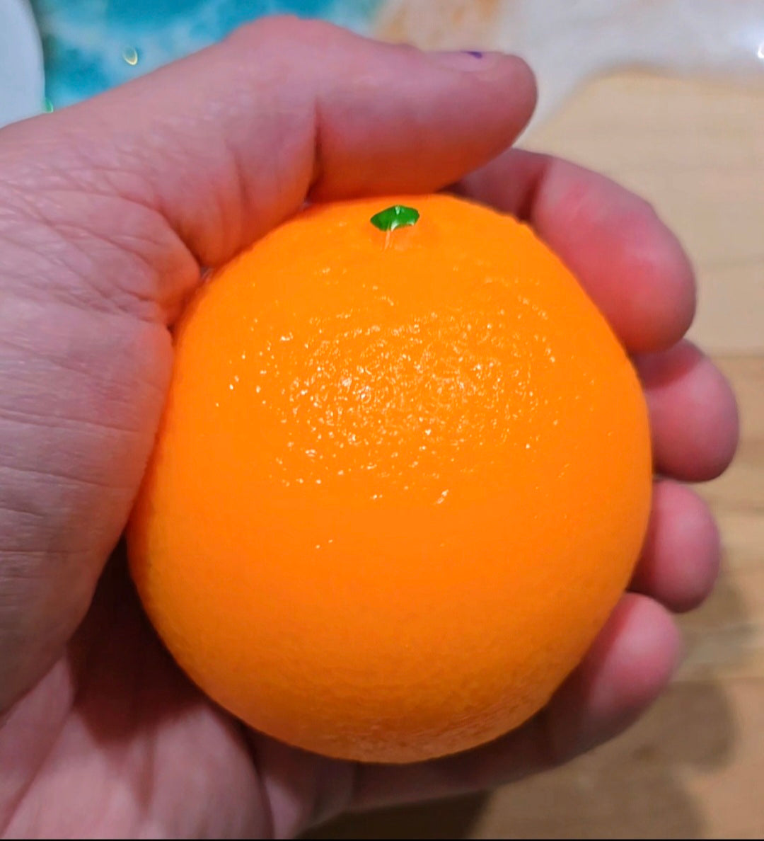 Realistic Naval Orange Flour Squishy