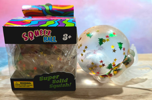 Mystery Christmas Tree Glitter Lighted Jellyfish Maltose Squishy