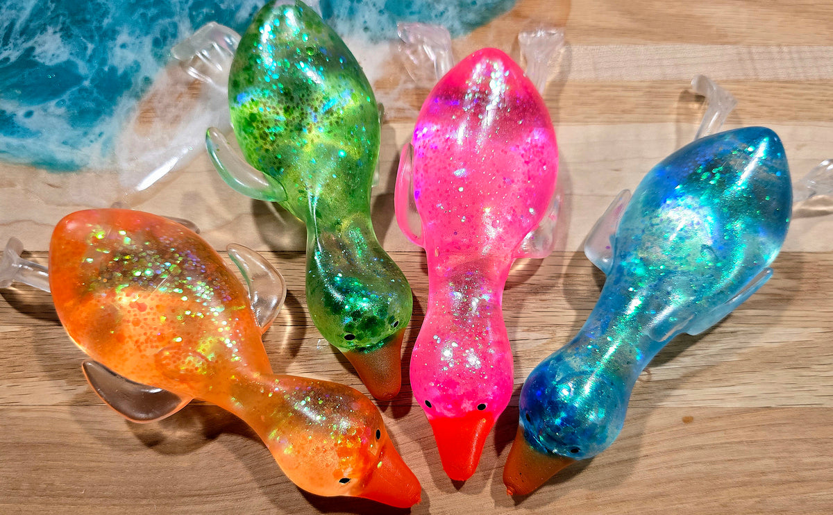 Mystery Duck Glitter Maltose Squishy
