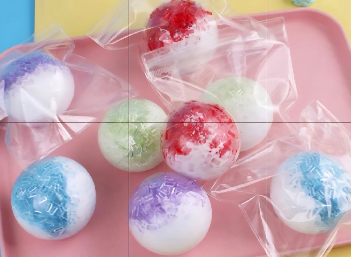 Mystery Crystal Ice Ball Crunchy Squishy