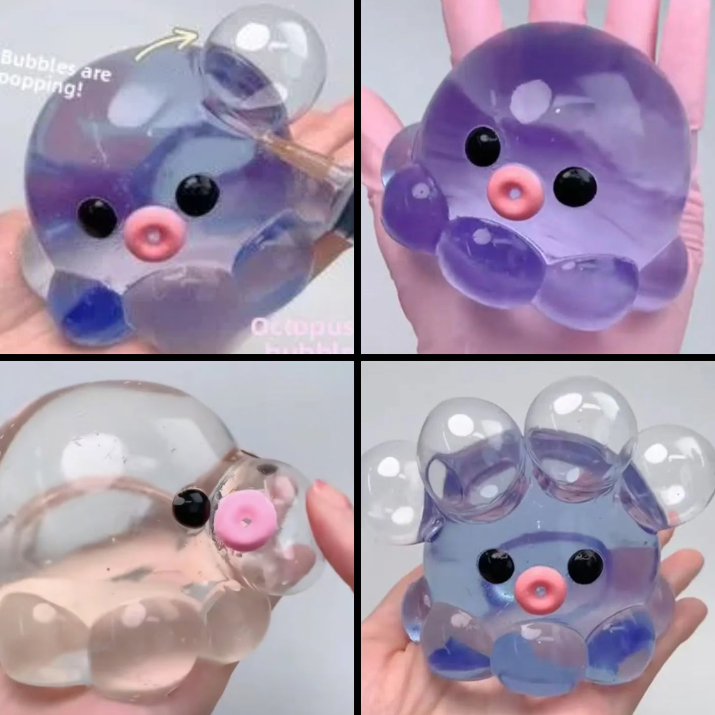 PREORDER Viral Mystery Bubble Popping Octopus Squishy