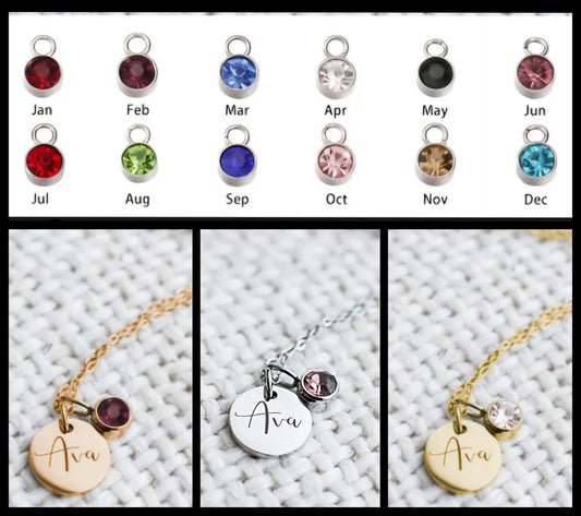 Preorder Mothers Day Circle Month Necklace