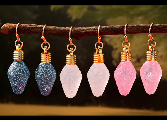 Random Sugar Plum Fairy Bulb Earrings