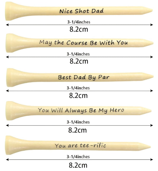 Random Father's Day Golf Tee