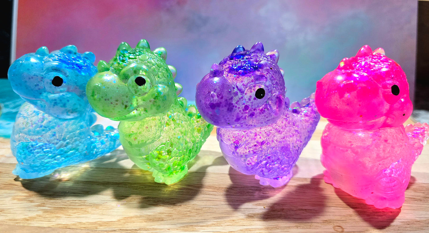 Mystery Dinosaur Maltose Glitter Squishy