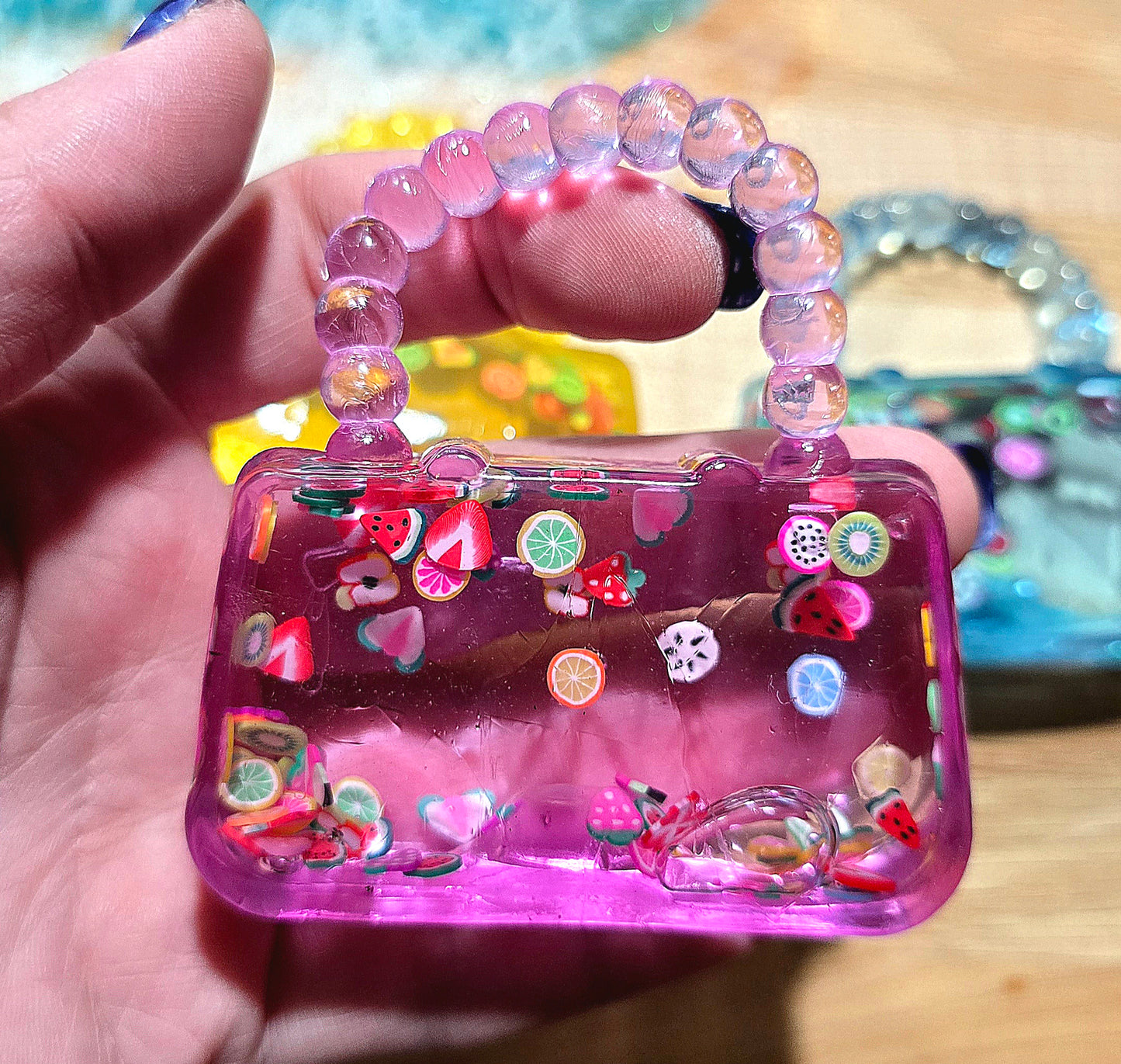 Hand Bag Fruit Maltose Squishy