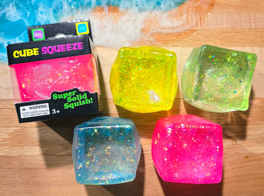 Mystery Glitter Cube Maltose Squishy