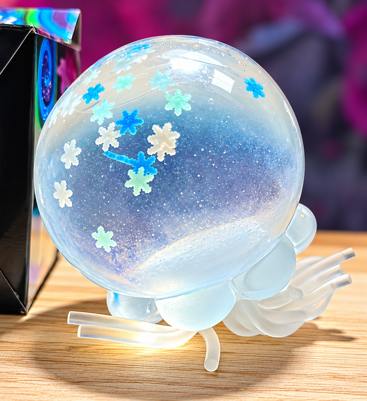 Snowflake Winter Jellyfish Maltose Squishy