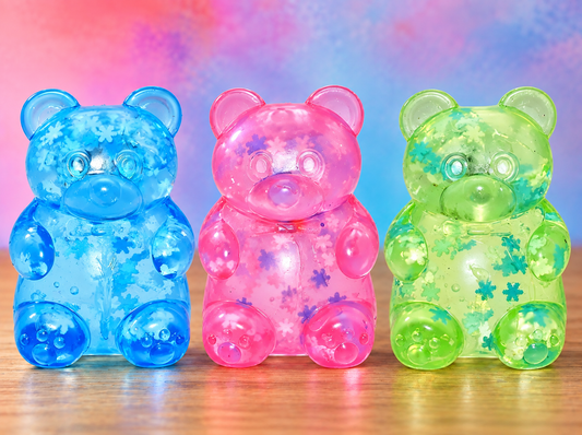 Snowflake Lighted Gummy Bear Maltose Squishy