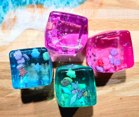 Mystery Seashell Cube Maltose Squishy