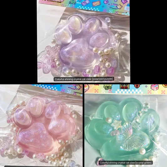 PREORDER Viral Pinch Family Clear Pearl Caw Paw Squishy