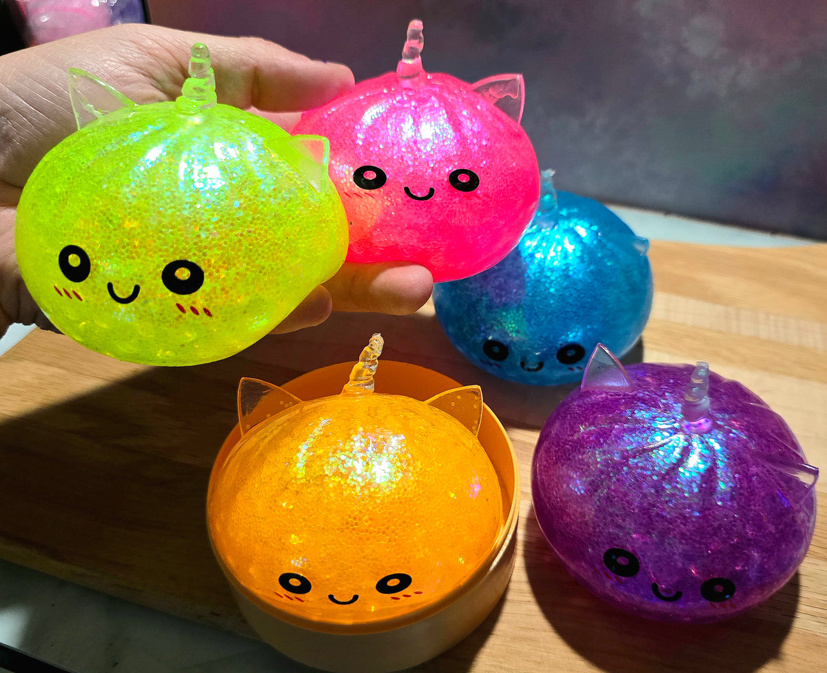 Mystery Unicorn Glitter Orbeez Dumpling Squishy