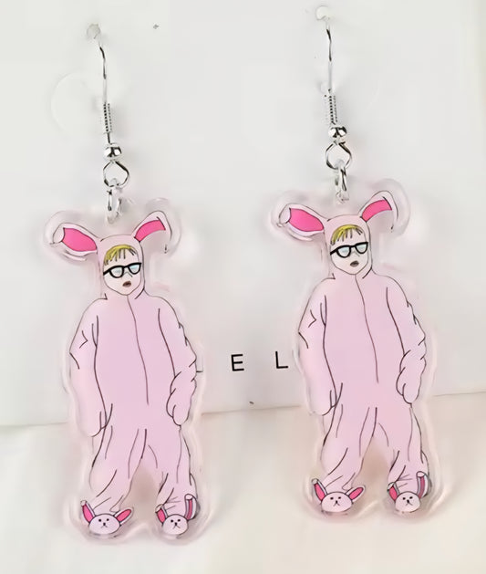 PREORDER Christmas Ralphie Acrylic Dangle Earrings