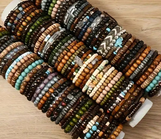 Random Father's Day Beaded Bracelet