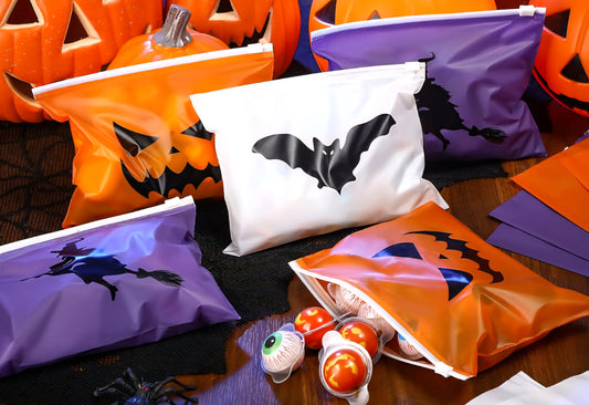 Random Halloween Reusable Pouch Bag