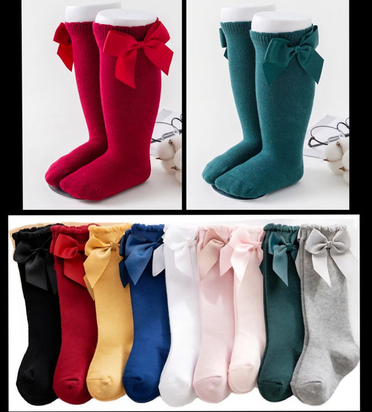 PREORDER Toddler/Kid Bow Socks