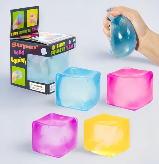 PREORDER Viral Colorful Clear Cube Squishy