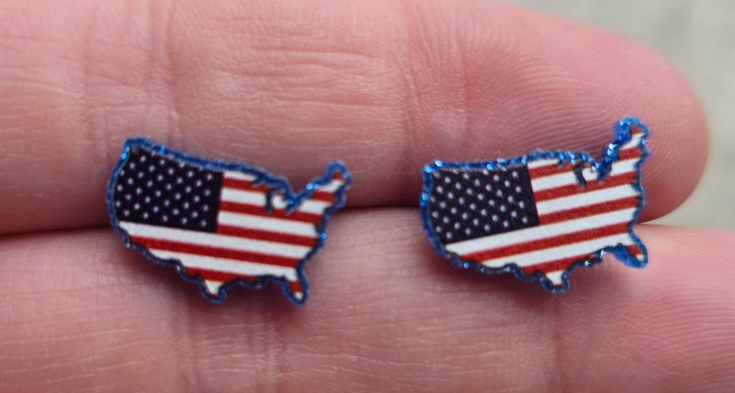 USA Stud Earrings