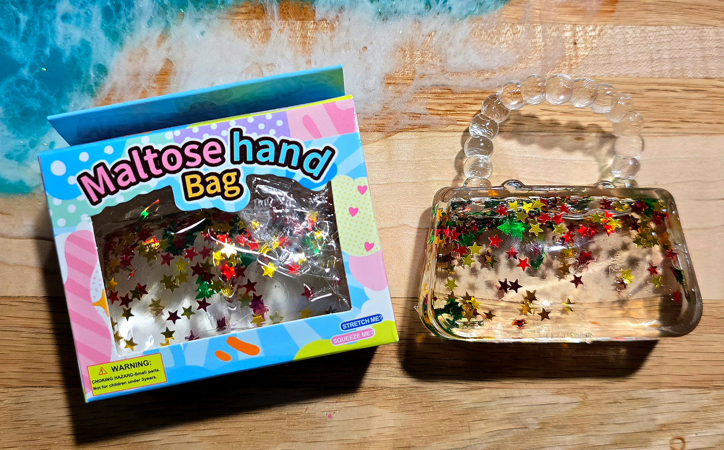 Mystery Christmas Tree Glitter Handbag Maltose Squishy