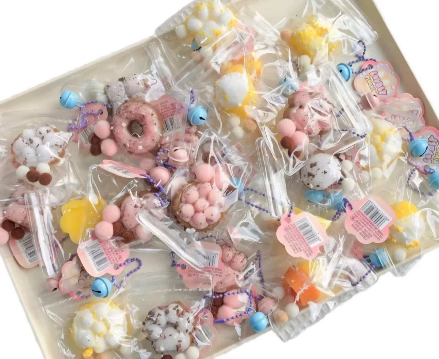 Viral Mystery Mini Taba Dessert Squishy Keychain